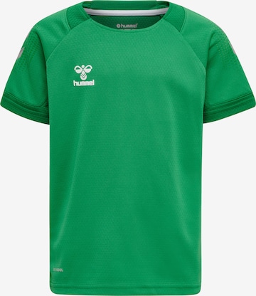Hummel Functioneel shirt 'Lead' in Groen: voorkant