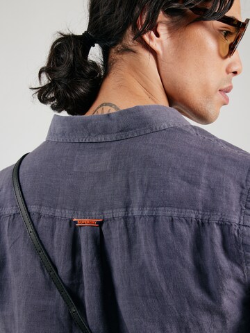 Regular fit Camicia 'VACATION' di Superdry in grigio