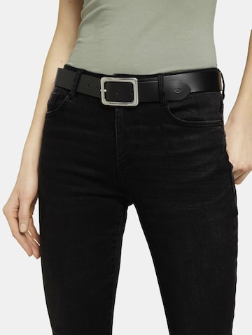 TOM TAILOR Belt in Black: front