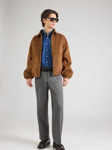 Michael Kors Slim fit Poslovna srajca 'FIL A FIL' | modra barva