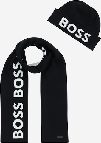 BOSS Black Beanie 'Paradiso' in Black: front