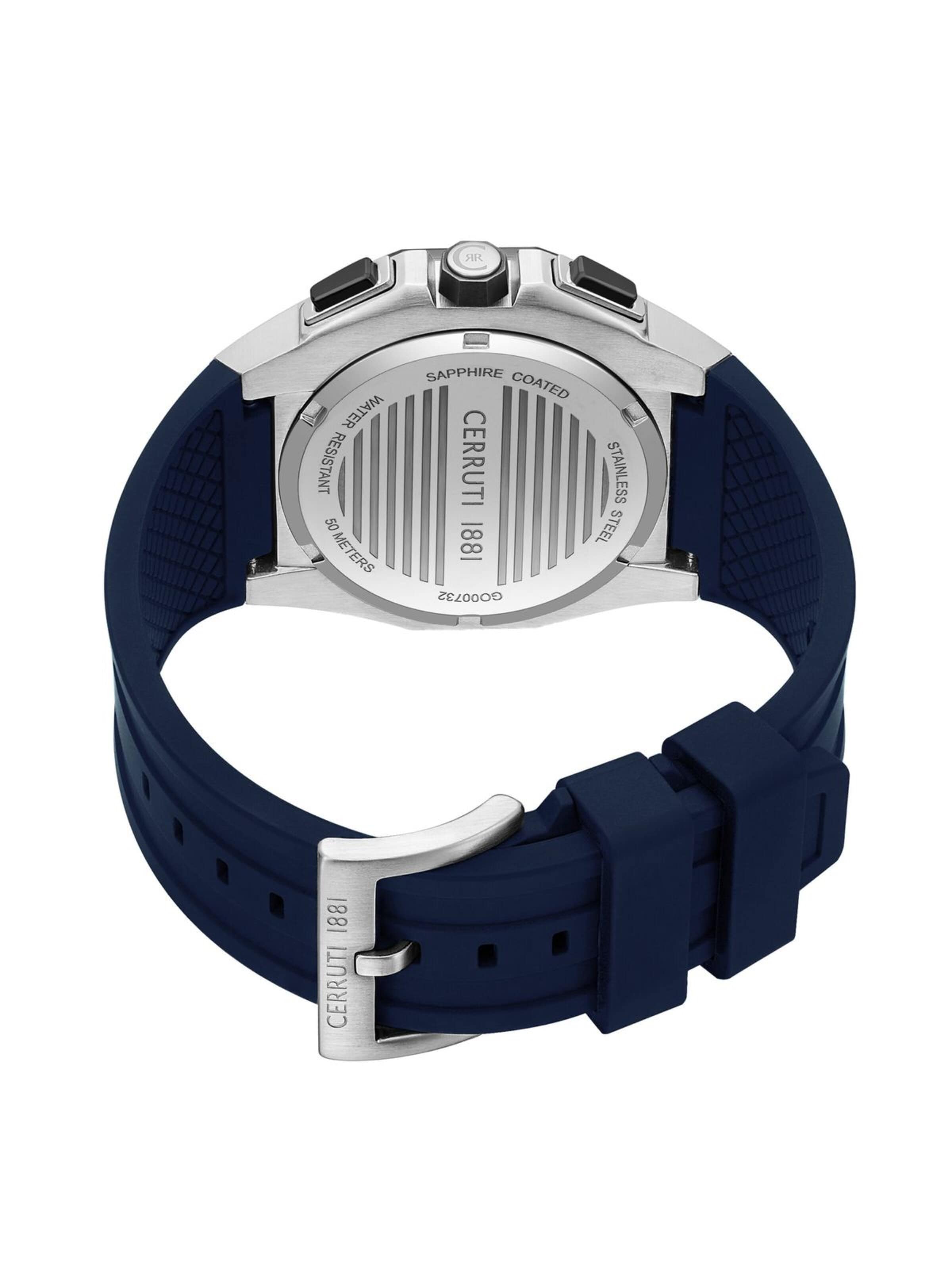 CERRUTI 1881 Analoog horloge 'Chronograph AREZZO' in Blauw
