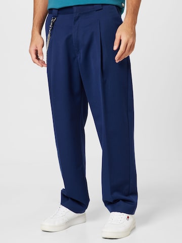 Loosefit Pantalon à pince 'Lance' Won Hundred en bleu : devant