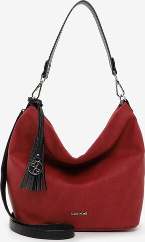 Borsa a sacco 'Elke' di Emily & Noah in rosso: frontale