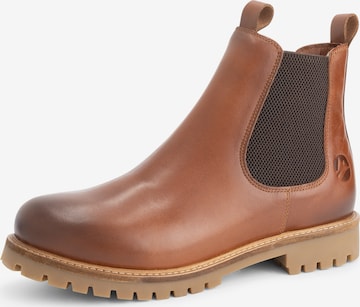 Travelin Chelsea Boots 'Nodeland' i brun: forside