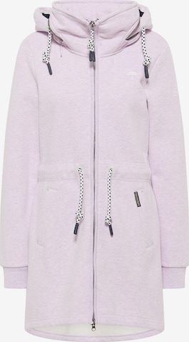 Schmuddelwedda Sweat jacket in Purple: front