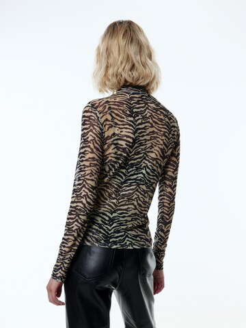 EDITED Shirt 'Fiore' in Brown
