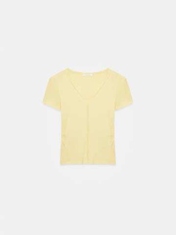 Dilvin - Blusa em amarelo: frente