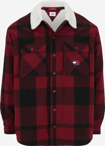 Tommy Jeans Plus Between-Season Jacket in Red: front