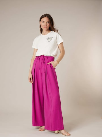 T-shirt 'PALMY' Deeluxe en blanc