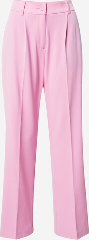 rosemunde - Loosefit Pantalón de pinzas en rosa: frente