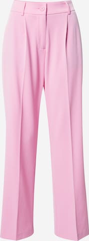 Loosefit Pantaloni con piega frontale di rosemunde in rosa: frontale