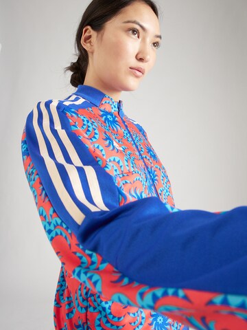 ADIDAS SPORTSWEAR - Sudadera con cremallera deportiva 'Farm Tiro' en azul