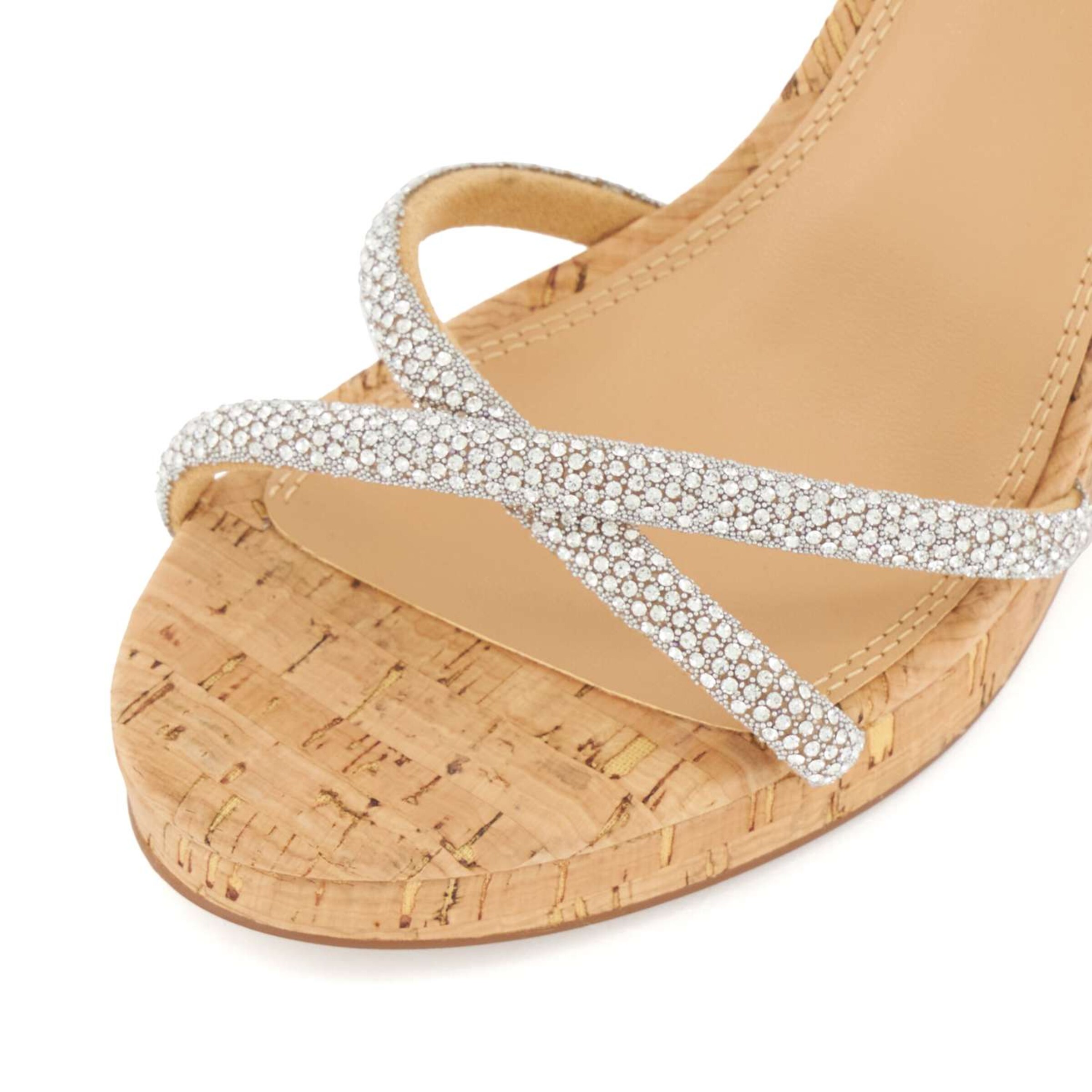 Sandales à lanières 'Kali' Dune LONDON en argent