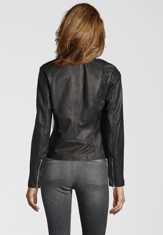 Goosecraft Between-season jacket 'Julia Biker' in Black