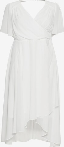 SHEEGO Evening Dress in White: front