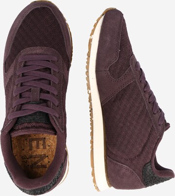 WODEN Låg sneaker 'Ydun Suede Mesh II' i lila