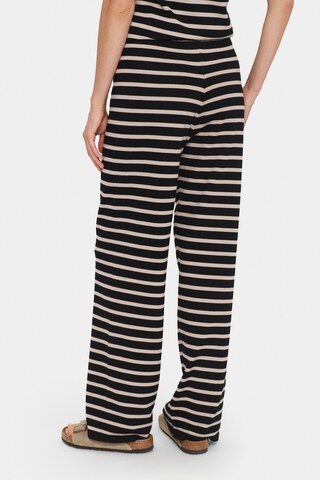 SAINT TROPEZ Regular Hose 'Mila' in Schwarz