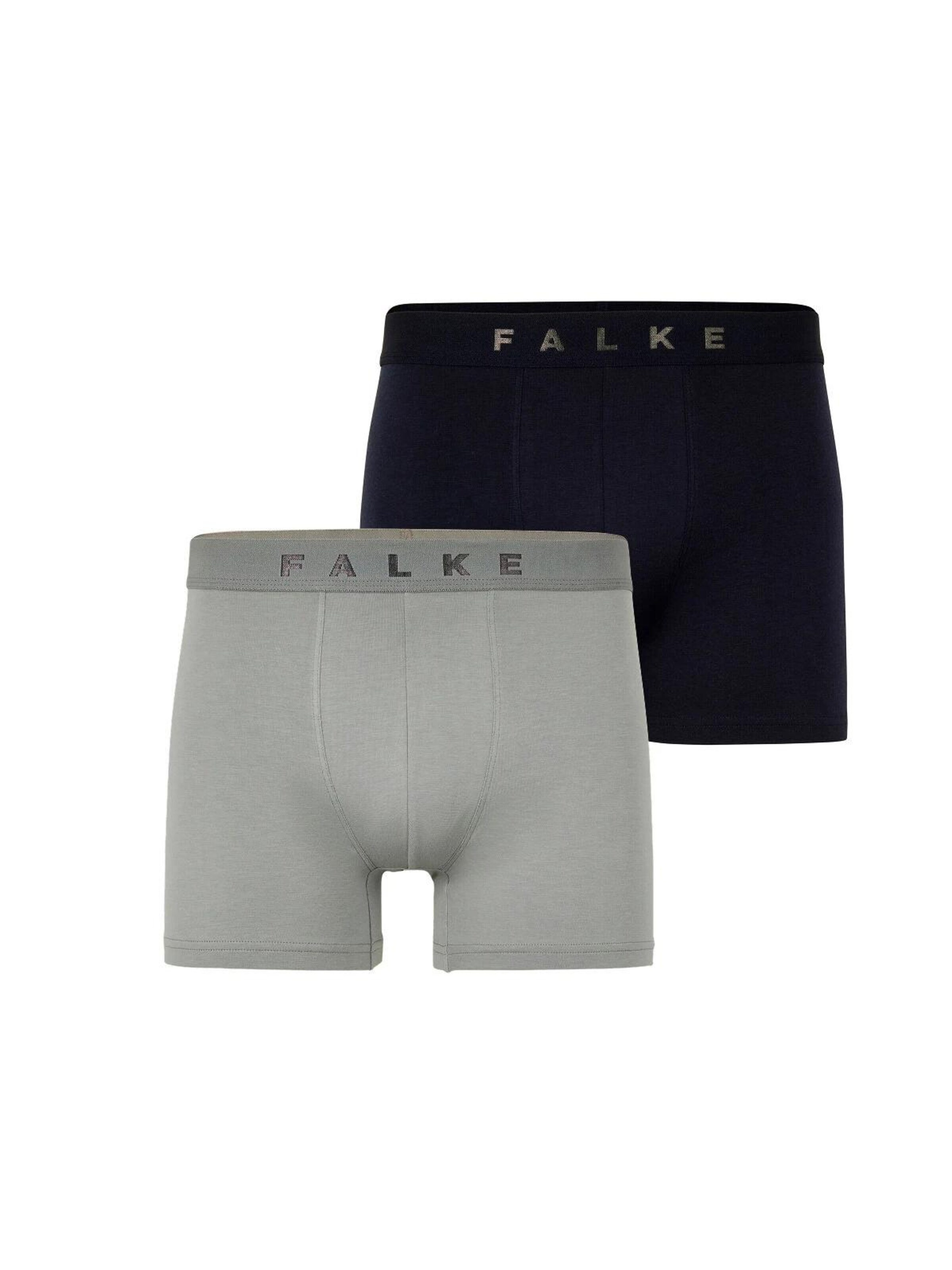 FALKE Boxershorts '2-Pack'‌‌‌‌‌ in Schwarz: Vorderseite