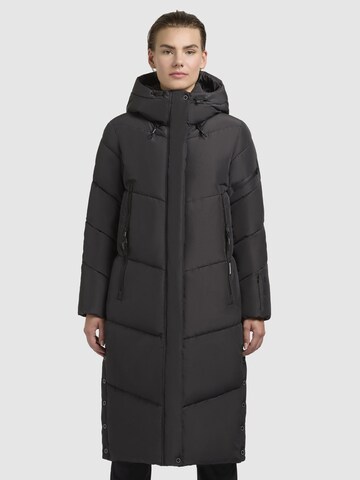 khujo Winter Coat 'Soonje6' in Black: front