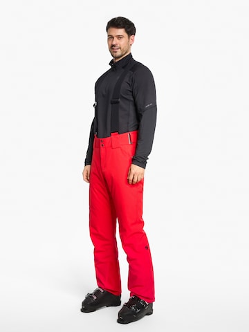 ZIENER Regular Outdoor Pants 'TAZLIN-Z' in Red