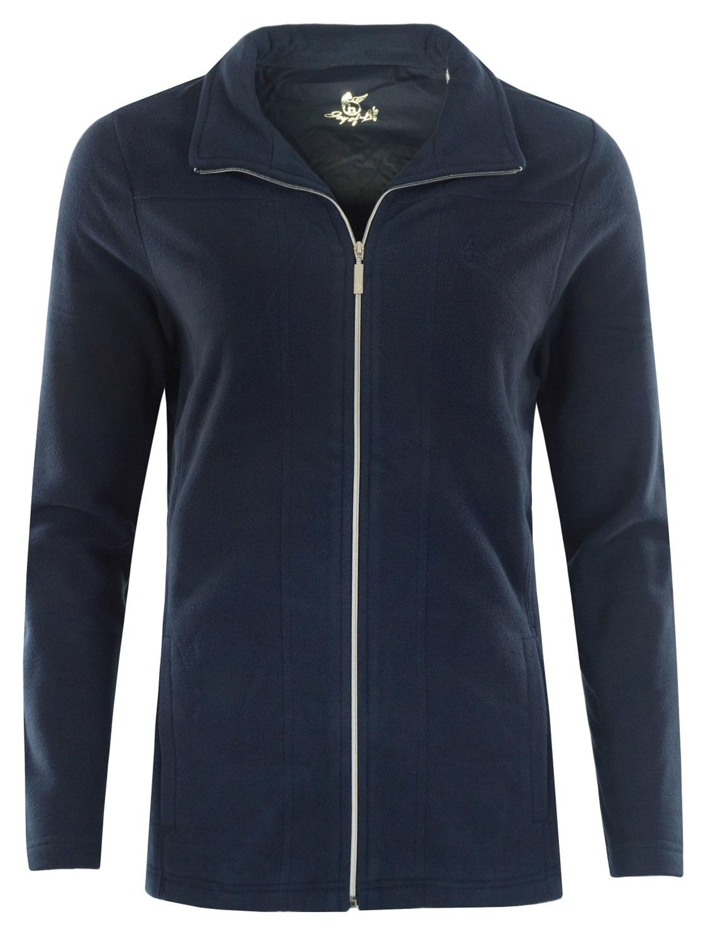 HAJO Fleece Jacket in Blue: front