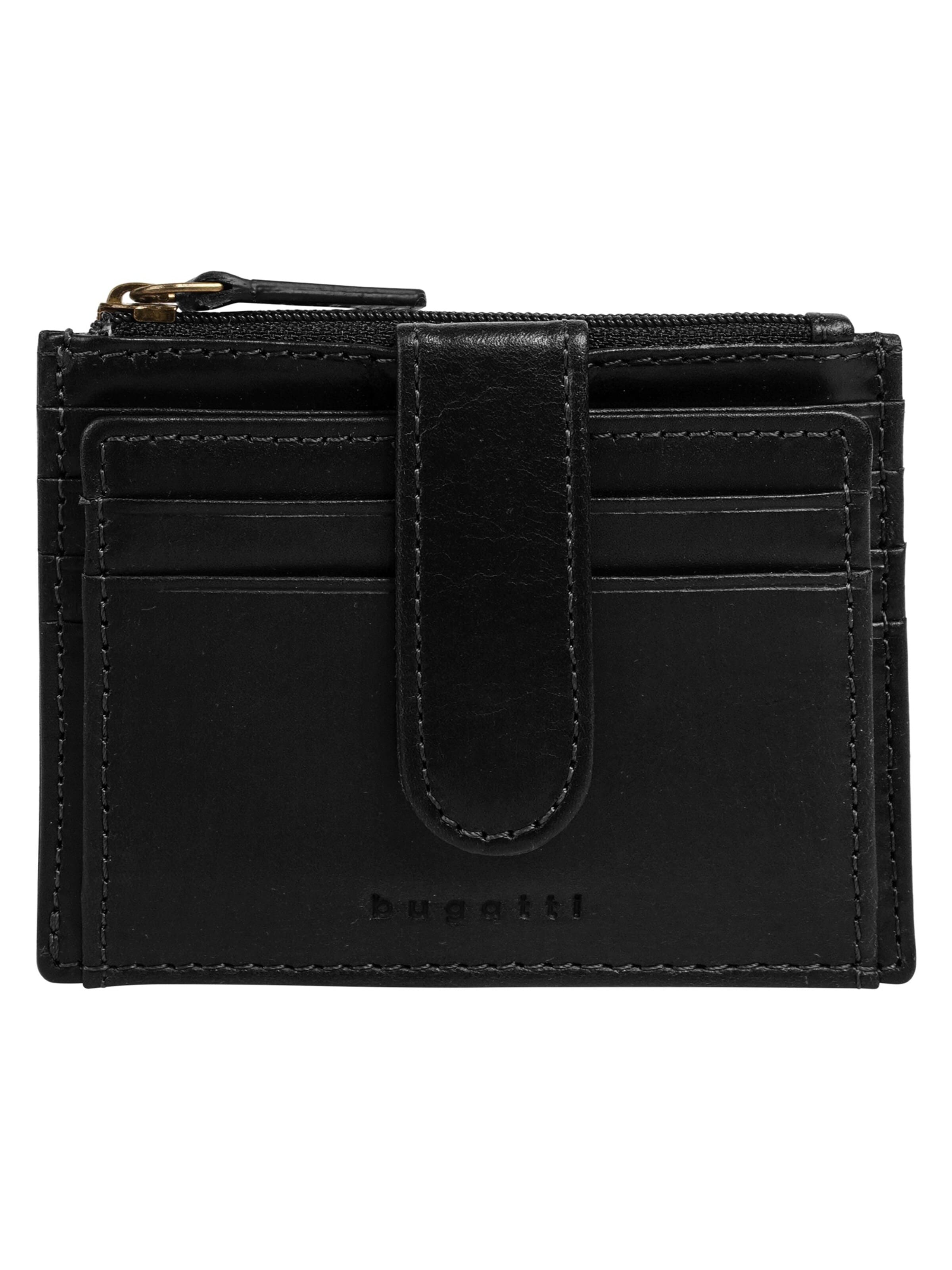 Porte-monnaies 'REMO' bugatti en noir : devant