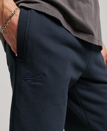 Regular Pantalon Superdry en bleu