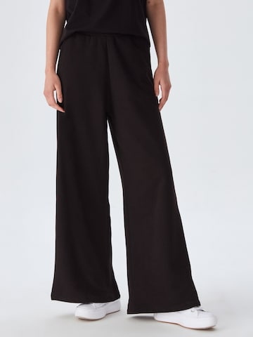 LTB Wide leg Pants 'Mozofo' in Black: front