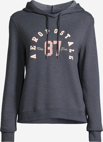 AÉROPOSTALE Sweatshirt 'FACORY PO' in Blau: predná strana