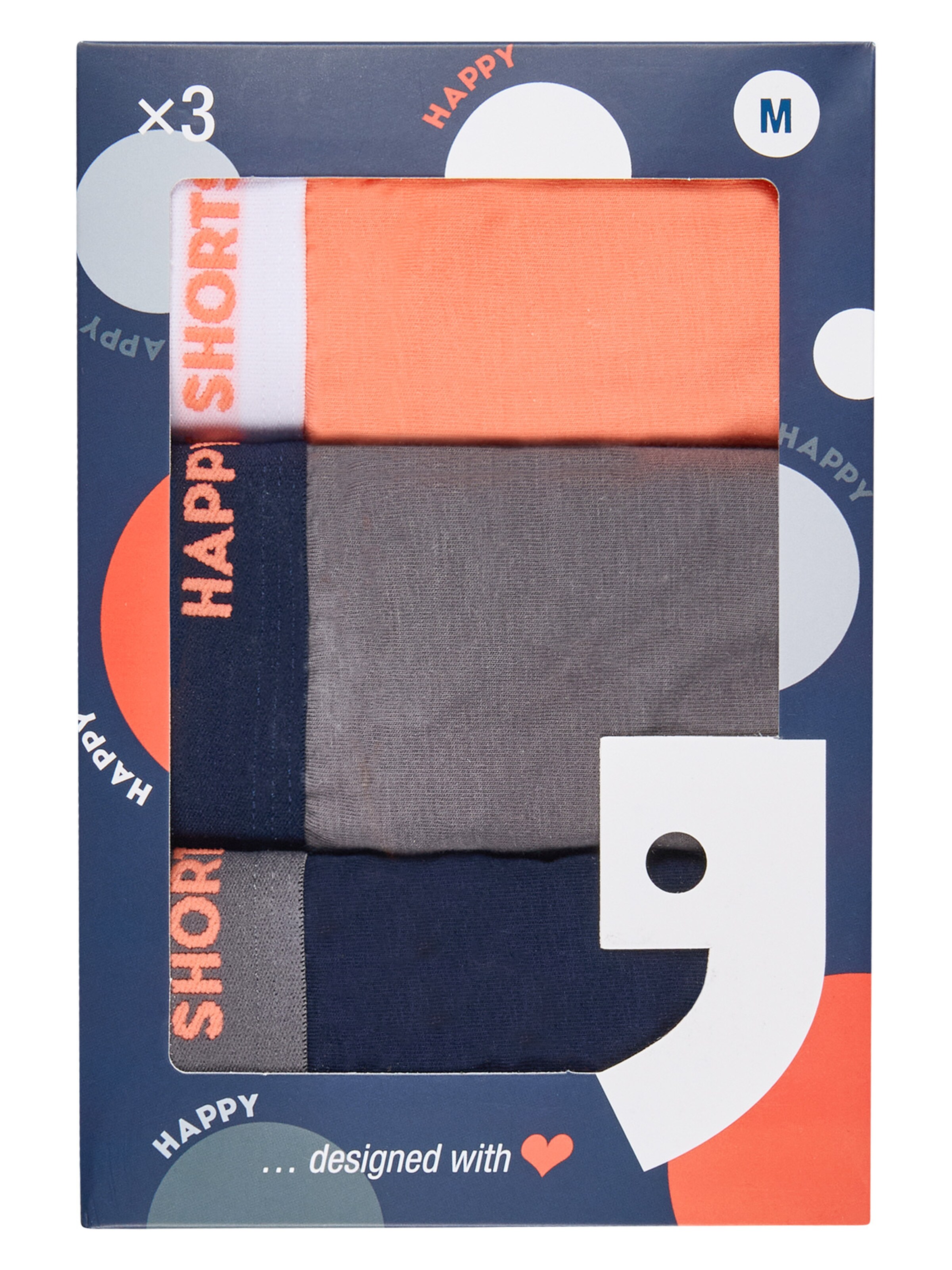 Happy Shorts - Calzoncillo boxer ' Jersey ' en azul
