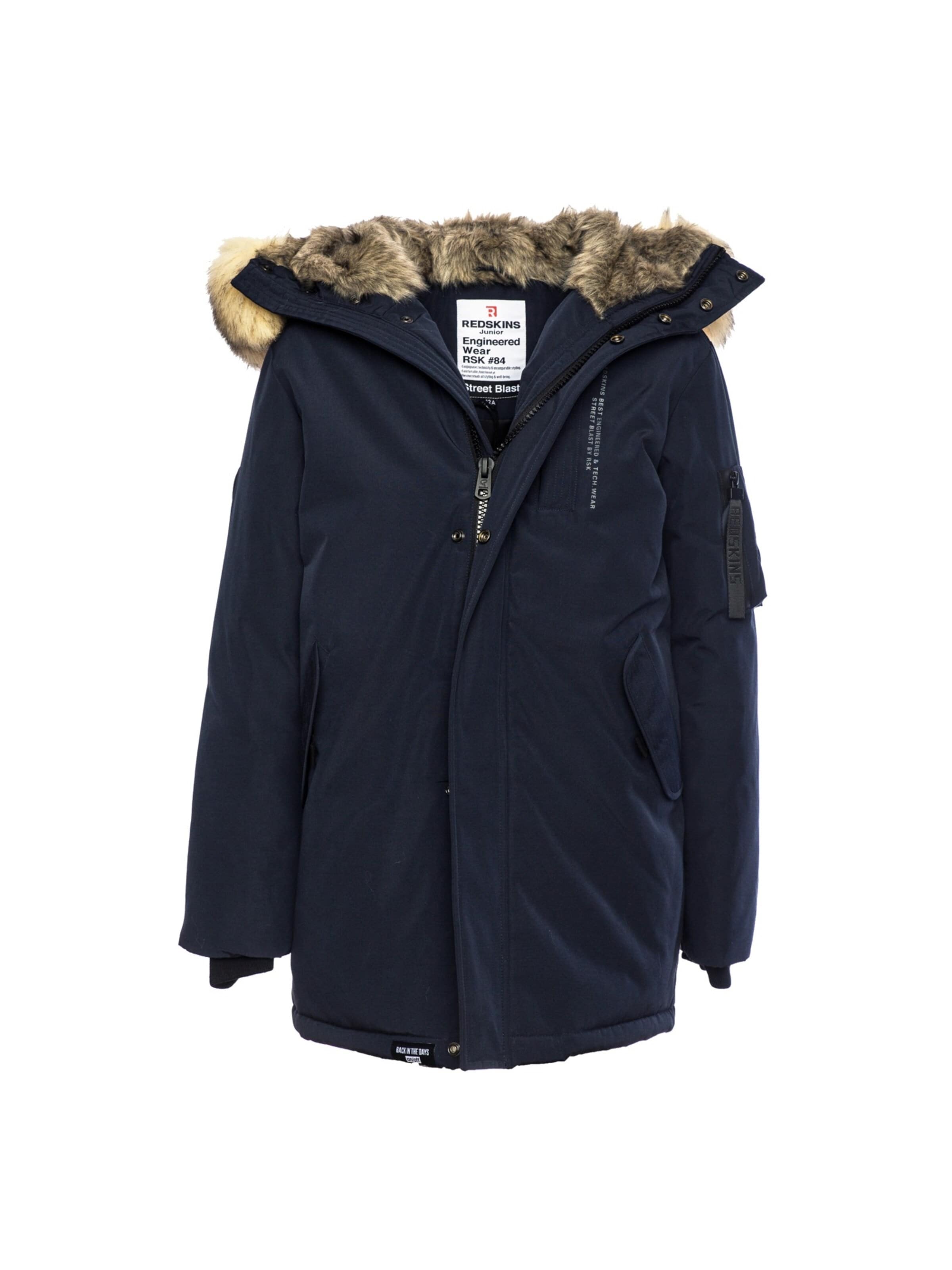 Veste mi-saison REDSKINS en bleu : devant