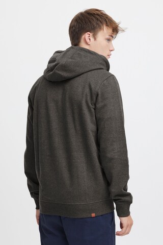 BLEND Zip-Up Hoodie 'Hulker Teddy' in Grey