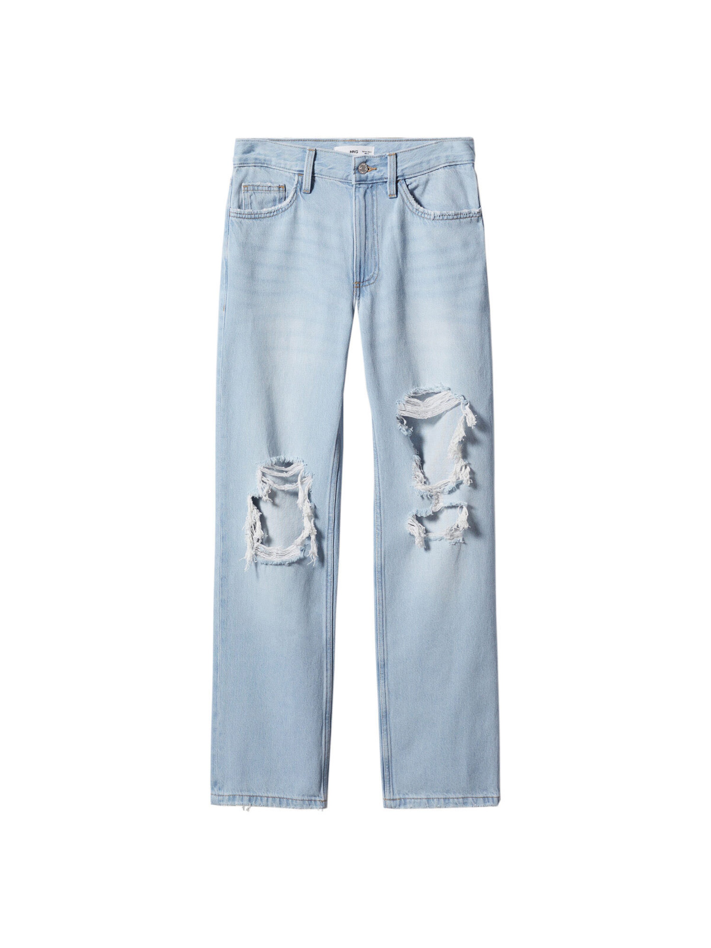 MANGO Wide leg Jeans 'Mati' i blå: framsida