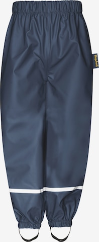 PLAYSHOES Tapered Weatherproof pants in Blue: front