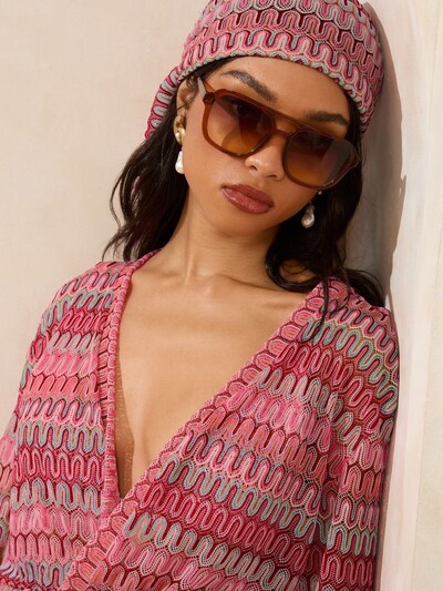 Camicia da donna Lipsy di colore blu cielo / rosa / rosa, Visualizzazione prodotti