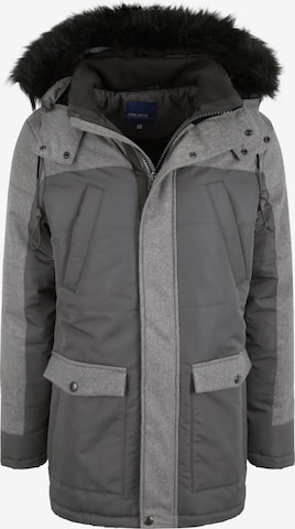 BLEND Parka 'Mikael' in Grau: predná strana