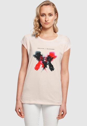 Merchcode Shirt 'Kings Of Leon - OBTN' in Pink: front