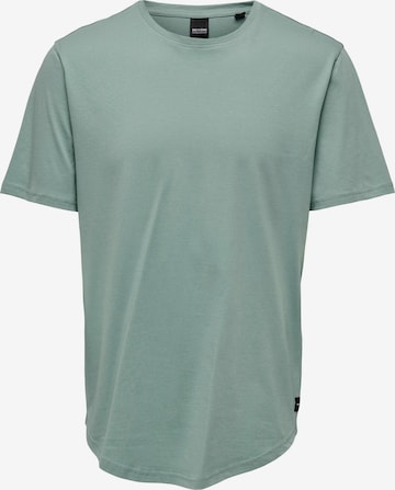 Only & Sons Shirt 'Matt' in Green: front