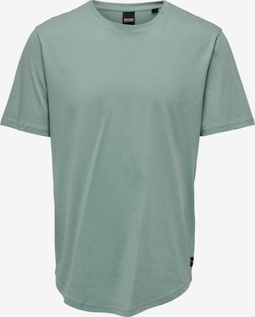 Only & Sons Shirt 'Matt' in Groen: voorkant