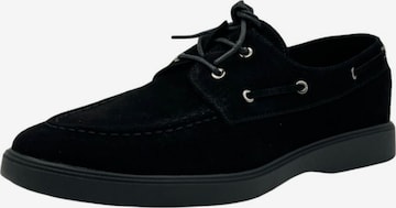 Nowaland Moccasins in Black: front