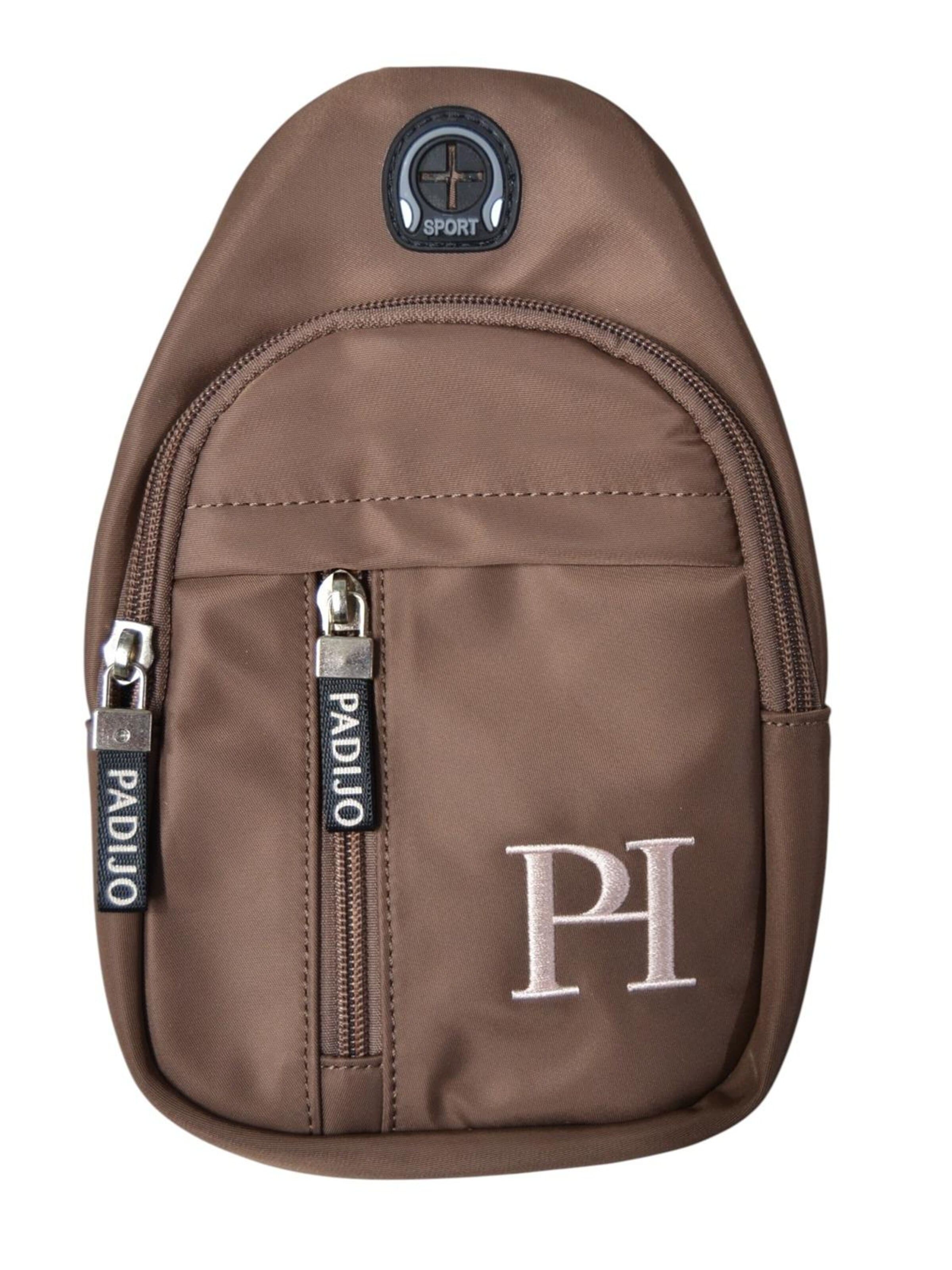 Sac à bandoulière PADIJO en marron : devant
