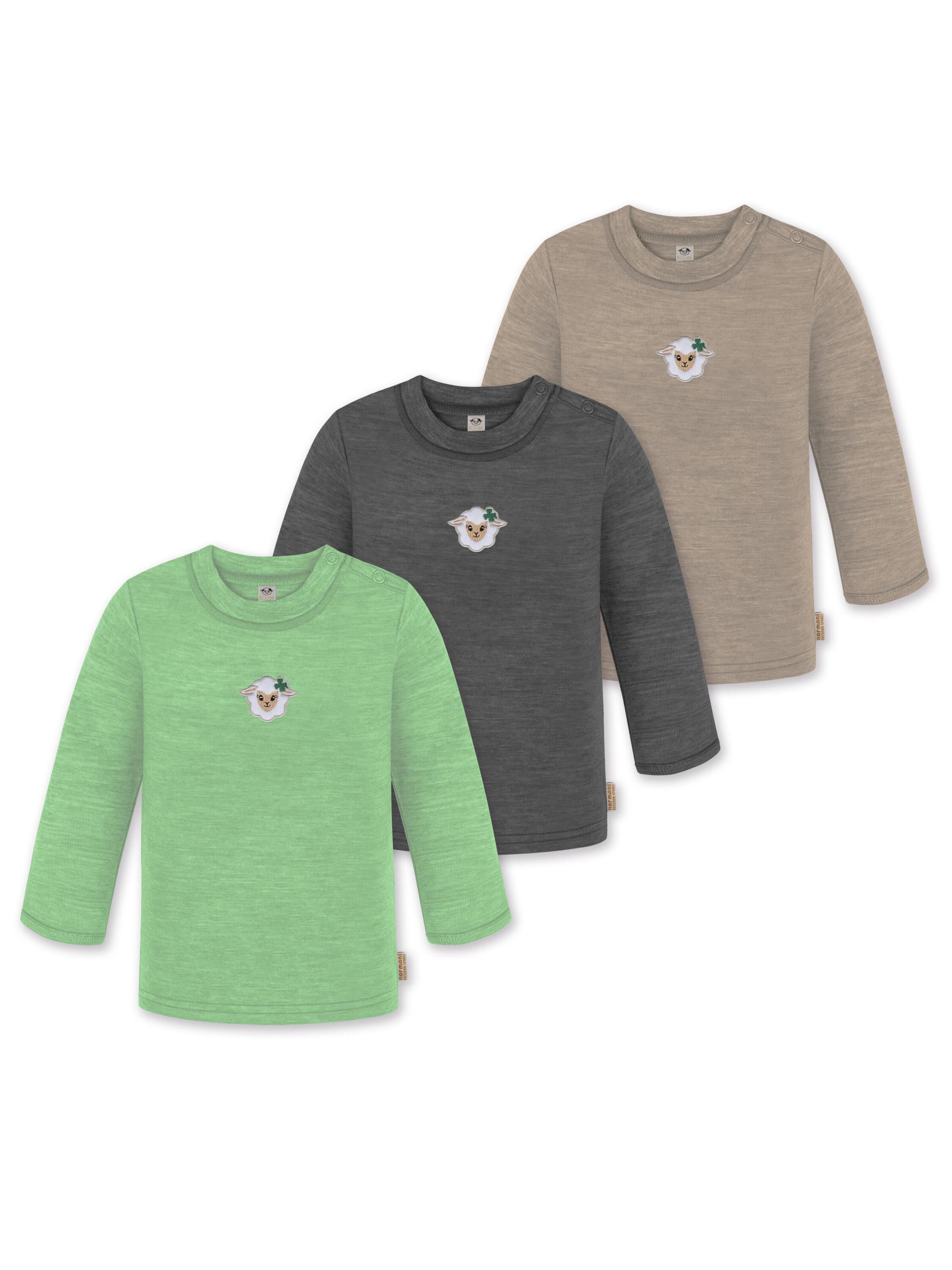 T-Shirt 'Taupo' normani en beige : devant