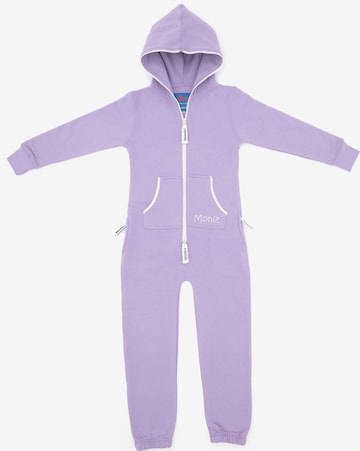 Moniz Dungarees in Purple: front