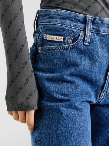 Calvin Klein Jeans Wide Leg Jeans in Blau