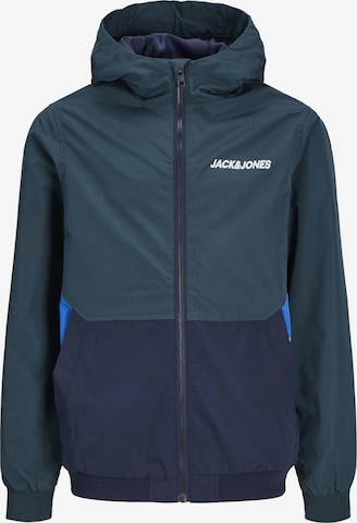 Jack & Jones Junior Демисезонная куртка 'JJERush' в Зеленый: спереди