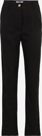 Dorothy Perkins Tall Regular Bandplooibroek in Zwart: voorkant