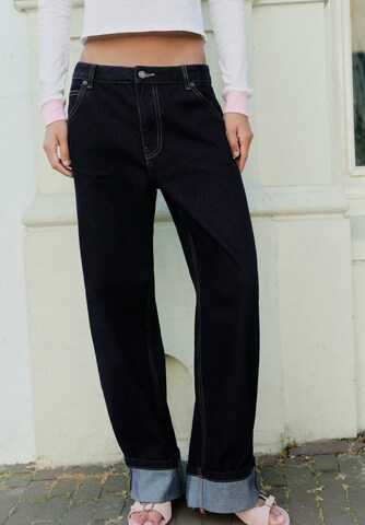 Wide leg Jeans 'PACIFIC' di Pull&Bear in blu: frontale