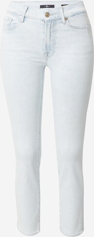 Skinny Jean 'ROXANNE' 7 for all mankind en bleu : devant