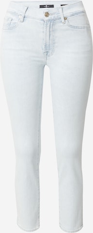 7 for all mankind Skinny Jeans 'ROXANNE' in Blauw: voorkant